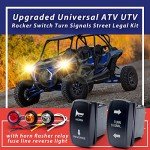 Universal ATV UTV Turn Signal Kit with Horn