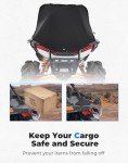 KEMIMOTO UTV Rear Cargo Bed Cover for RZR