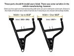 High Clearance A-Arms for Polaris RZR S 900