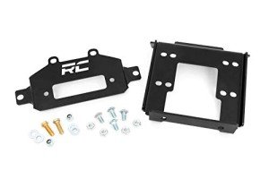 Rough Country Winch Mounting Plate for 2014-2022 Polaris RZR XP 1000 - 93042 , Black