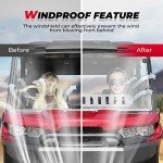 Kemimoto UTV Front Windshield for Can Am Defender