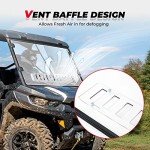 Kemimoto UTV Front Windshield for Can Am Defender