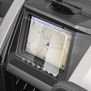 KEMIMOTO Tempered Glass Screen Protector Compatible with Polaris RZR PRO XP/R Turbo Sportsman Ranger General Xpedition 7 inch Ride Command Snowmobile 7S Display Touchscreen 2021 2022 2023 2024 2025