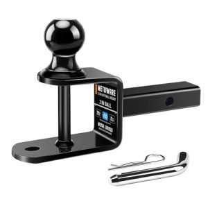 METOWARE 3-in-1 ATV Trailer Hitch with 2" Ball