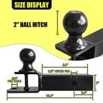 SKYMIRO 3-in-1 ATV UTV Hitch Mount Adapter