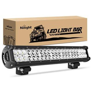 Nilight 20-Inch 126W LED Light Bar for ATV
