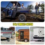 SKYMIRO 3-in-1 ATV UTV Hitch Mount Adapter