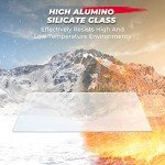 KEMIMOTO Tempered Glass Screen Protector Compatible with Polaris RZR PRO XP/R Turbo Sportsman Ranger General Xpedition 7 inch Ride Command Snowmobile 7S Display Touchscreen 2021 2022 2023 2024 2025