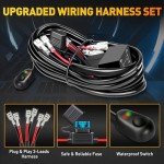 NAOEVO 20” LED Light Bar & 4” Pod Lights