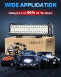 12" LED Light Bar Kit with Wiring Harness