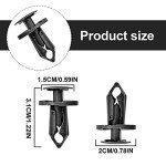 40pcs ATV Fender Clips and Body Rivets Set