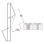 Extreme Max Heavy-Duty Long-Neck Spare Tire Carrier