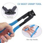 2 CV Boot Clamp Plier with 20PCS 304 Stainless Steel CV Boot Clamps,CV Axle Removal Tool,Hose Band Axle Pliers Car Banding Tool Kit,Dust Cover Clip Removal Pliers Repair Tool Accessories, Blue