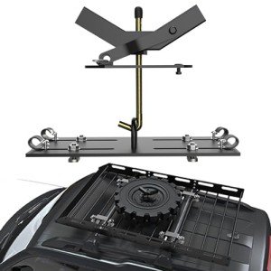 Vanhoxcci Roof Rack Spare Tire Carrier with Lock