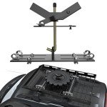 Vanhoxcci Roof Rack Spare Tire Carrier with Lock