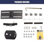 Vanhoxcci Roof Rack Spare Tire Carrier with Lock