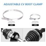 2 CV Boot Clamp Plier with 20PCS 304 Stainless Steel CV Boot Clamps,CV Axle Removal Tool,Hose Band Axle Pliers Car Banding Tool Kit,Dust Cover Clip Removal Pliers Repair Tool Accessories, Blue