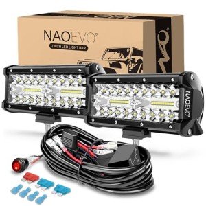 NAOEVO 7 Inch 240W Offroad LED Light Bar