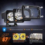 Nilight 3-Inch LED Pods - 1300LM Offroad Lights