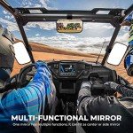 Clear Convex UTV Mirror for Polaris, Commander, and More