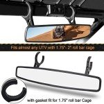 UTV Side Rear View Mirror for Roll Bars