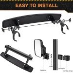 UTV Side Rear View Mirror for Roll Bars