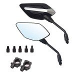 Universal 8MM ATV and Motorcycle Handlebar Mirrors