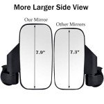 UTV Side Mirrors for 1.6"-2" Roll Cages