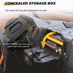 KEMIMOTO Electric Device GPS Mount Storage Box Compatible with 2019-2023 Polaris RZR XP Turbo RZR XP 1000 Accessories RZR Tablet Mount RZR Phone Mount Extra Space Adjustable Navigation Tablet Holder