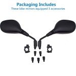 Universal ATV Mirrors for 7/8 Inch Handlebars