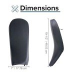 AlveyTech Black Vinyl ATV Seat - Durable & Stylish