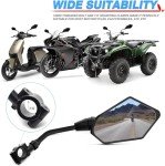 ATV & Motorcycle Handlebar Mirrors - 7/8" Mount
