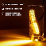 WINECO 8PCS Amber Emergency Strobe Lights Kit