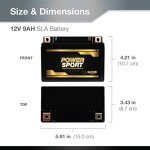 ExpertPower ETX9-BS 12v9ah lead_acid_battery replaces YTX9-BS