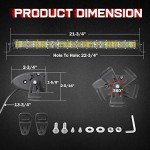 20-Inch 20000LM LED Light Bar for ATVs