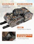 KEMIMOTO Waterproof ATV Fender Bag with Drink Holder