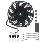 7" Black Slim Electric Radiator Fan Kit
