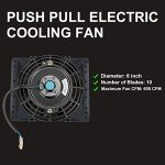 6" Slim Electric Cooling Fan Kit - Universal