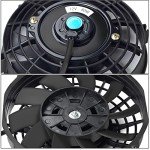 7" Black Slim Electric Radiator Fan Kit