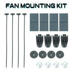 6" Slim Electric Cooling Fan Kit - Universal