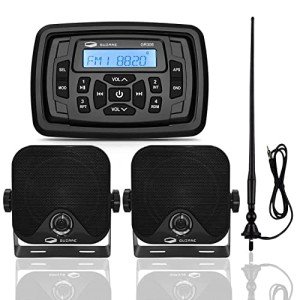 Bluetooth Waterproof Marine Stereo and Speaker Package