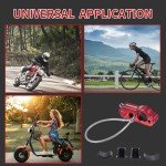 Aumotop Anti-Theft Motorcycle and ATV Lock Combo