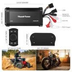 Bluetooth Amplifier Audio System with 2 Speakers