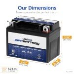 YTX4L-BS Replacement Go-Kart Battery for MANCO POWER SPORTS KARTS ZSR-50 50CC 05 - Rechargeable