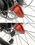 QWORK Anti-Theft Disc Brake Lock for Bikes - 2 Pack