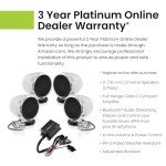 BOSS MC470B Waterproof Bluetooth Speakers for ATVs