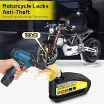 Rechargeable 120dB Alarm Disc Brake Lock