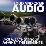 BOSS MC470B Waterproof Bluetooth Speakers for ATVs