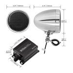 BOSS MC470B Waterproof Bluetooth Speakers for ATVs