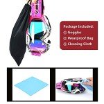 Pink ATV Motocross Goggles - Windproof & Scratch-Resistant